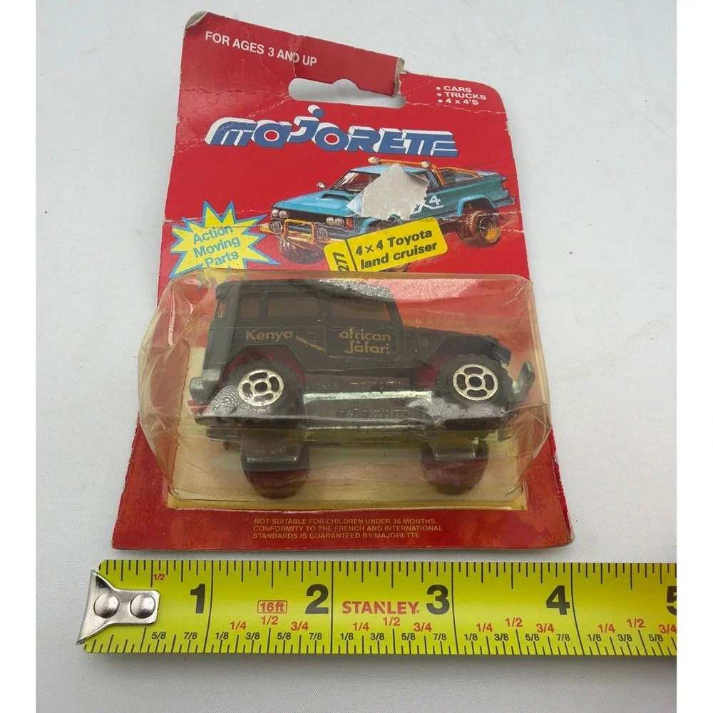 Majorette Toyota‎ Land Cruiser 4x4 1:64 Black Good Kenya African Safari 277